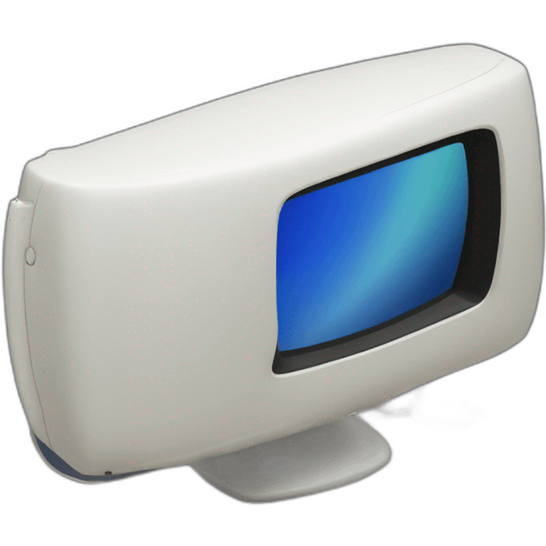 Vintage iMac g4 from 2002 emoji