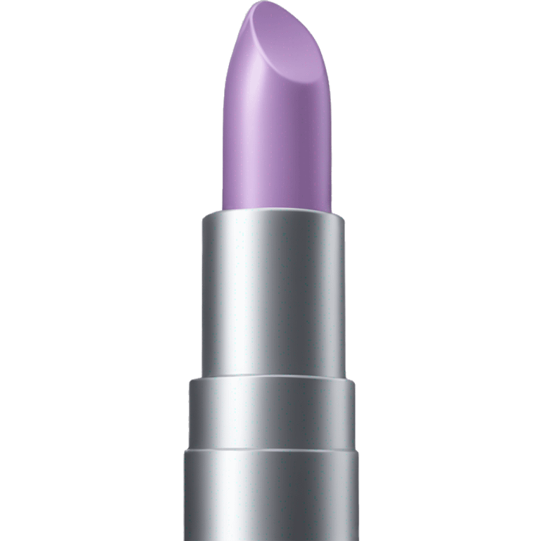 Light pastel Purple tube of lipstick emoji