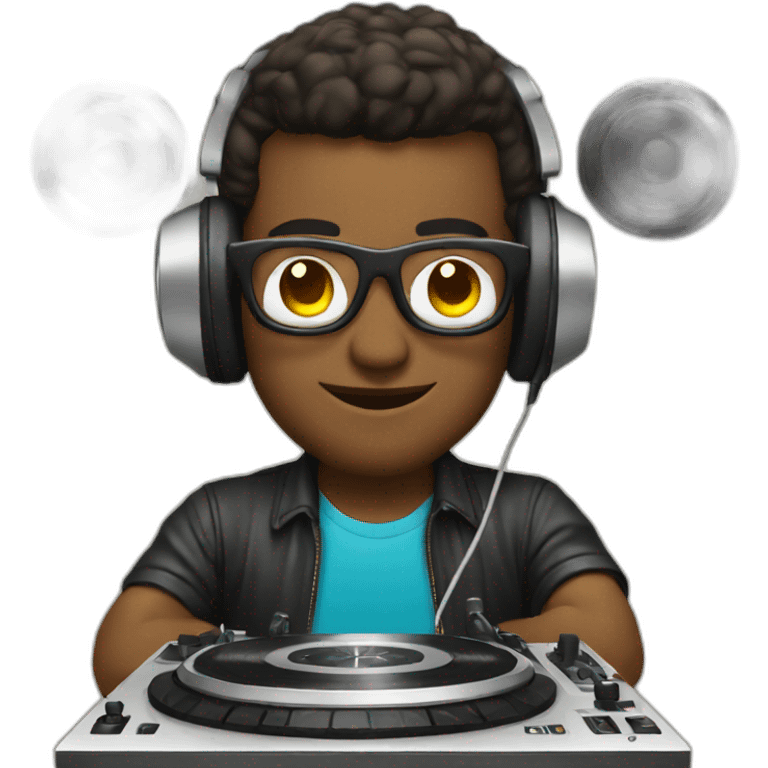 retro dj emoji