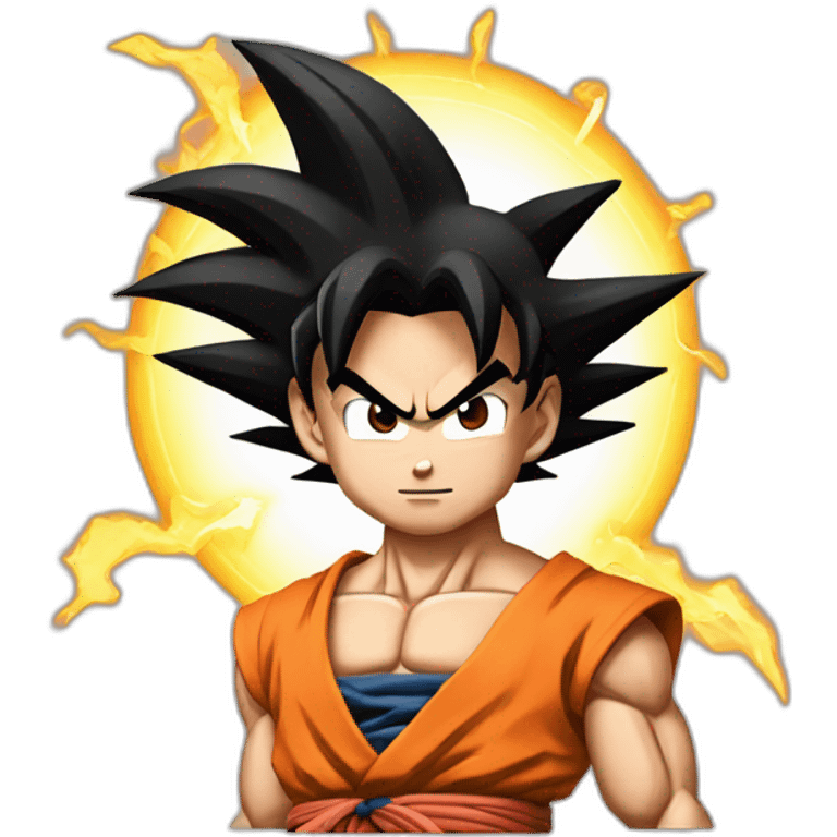 Goku Super Saiyan God emoji