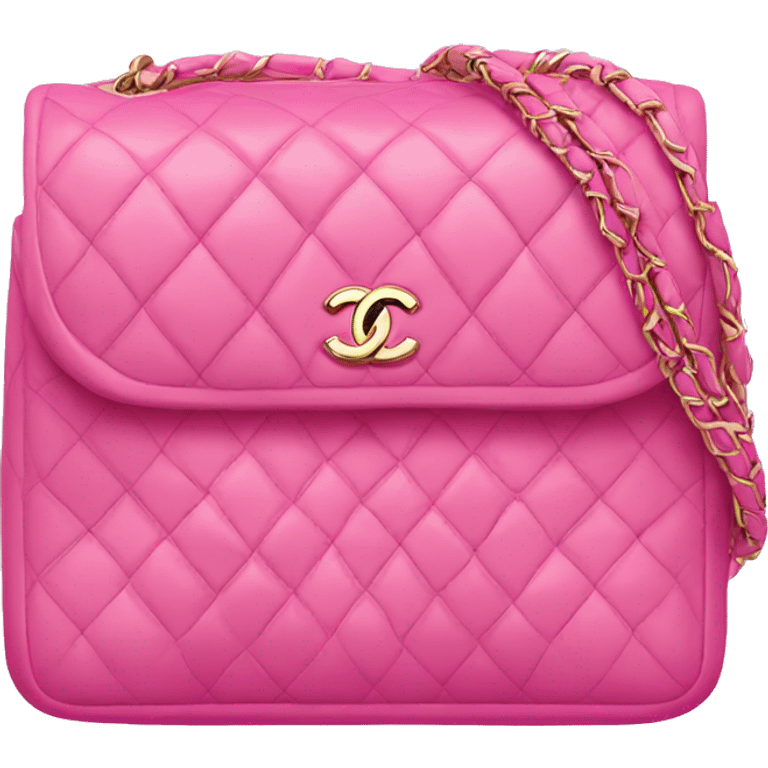 pink chanel bag emoji