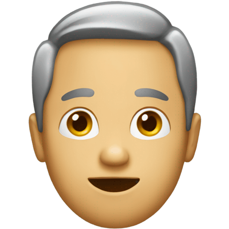 emoji of a person in a profile speaking emoji