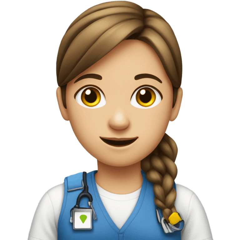 behavior technician girl autism kids emoji