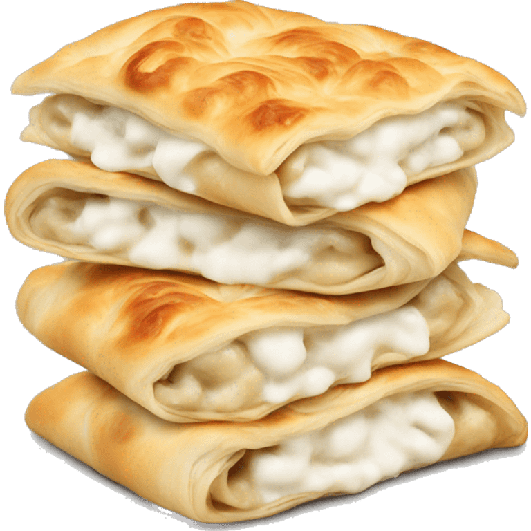 burek filled with white cheese emoji