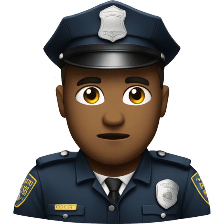 Moody police  emoji