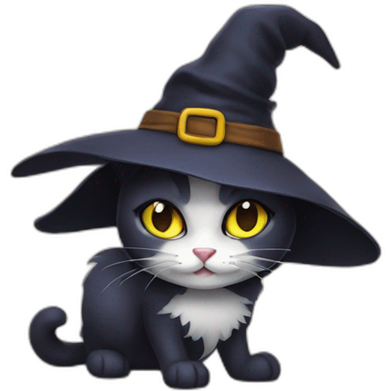 witch cat emoji