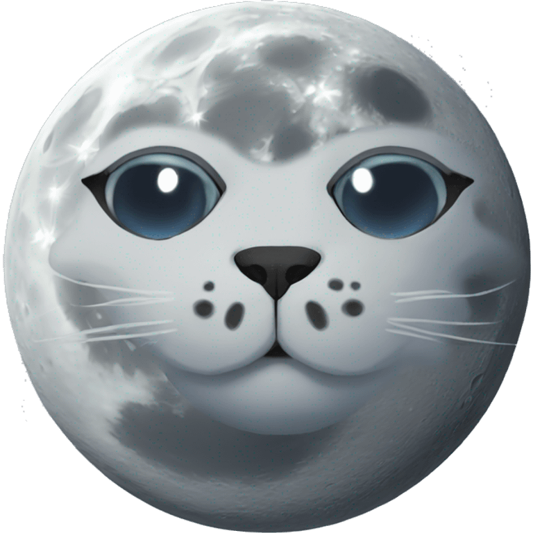 Un chat sur la lune  emoji