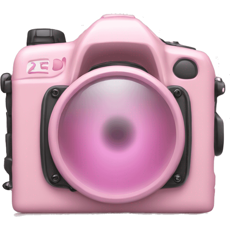 light pink digital camera emoji