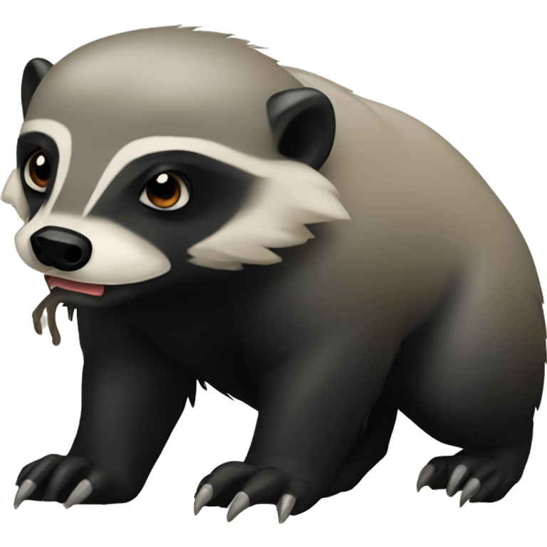 mean Honey Badger emoji