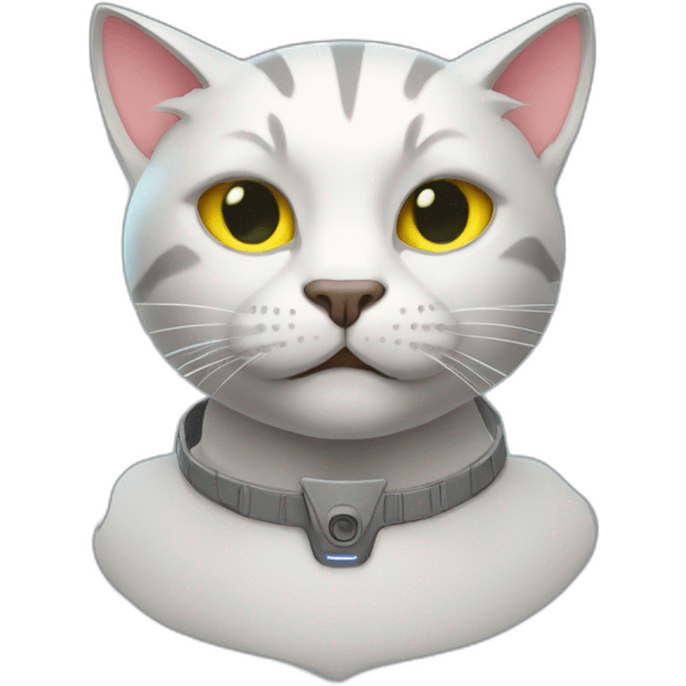 Cyber cat emoji