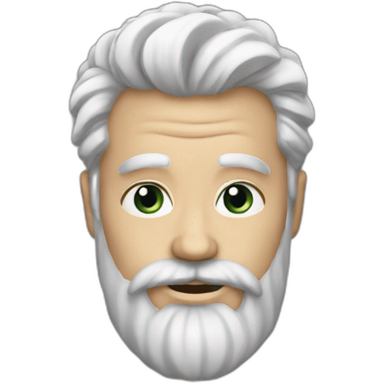 Barbe blanche emoji