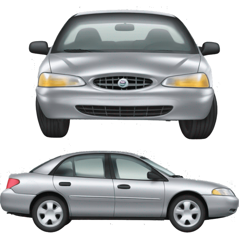 1999 mercury sable car silver emoji