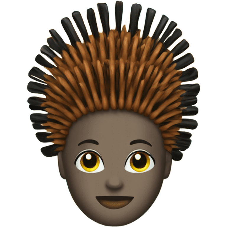 Afropick detangler comb brush emoji