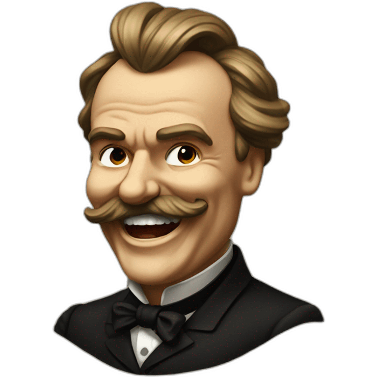 nietzsche laughing emoji