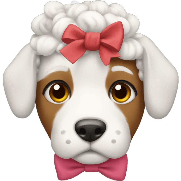 Caboodle with a bow on its head  emoji