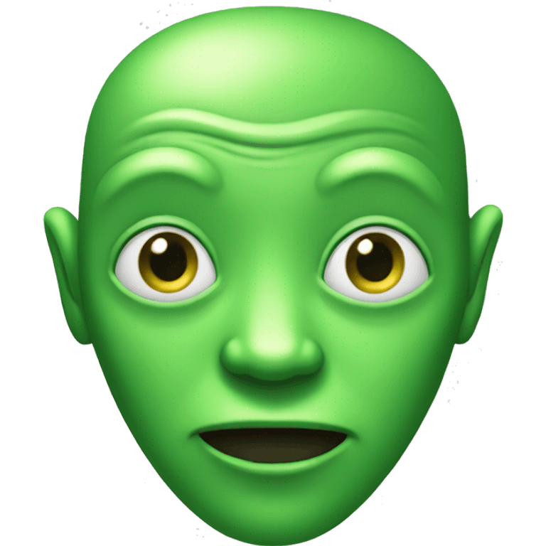 alien green  emoji