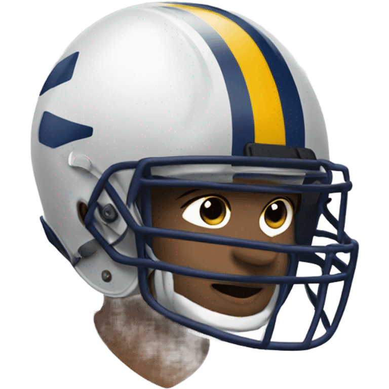 football helmeted boy in sportswear emoji