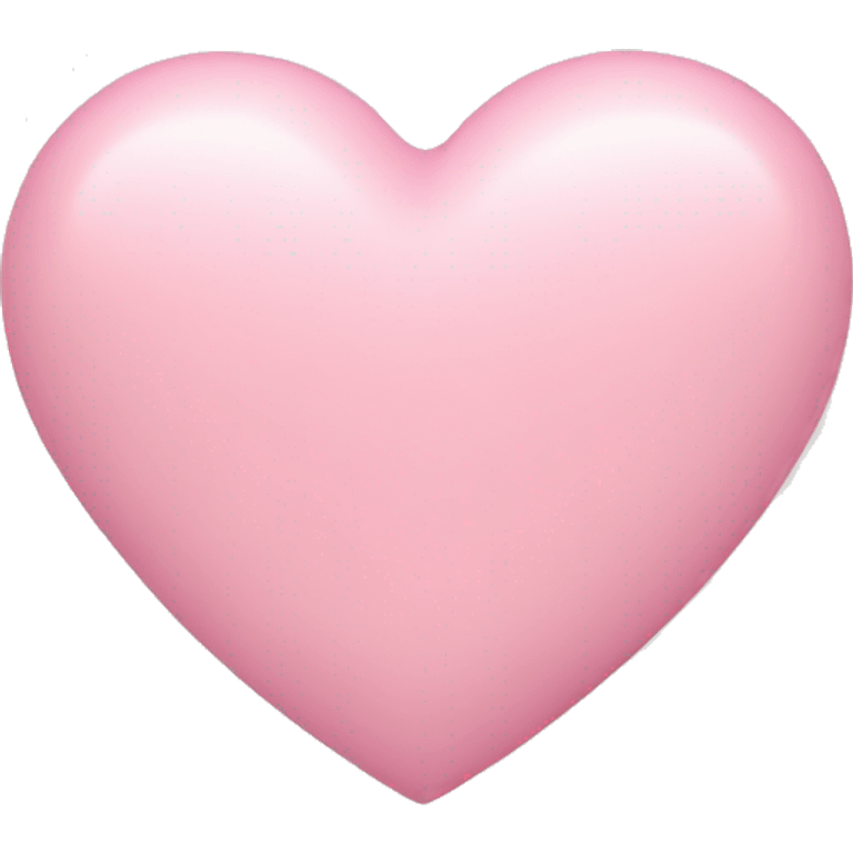 Pastel pink heart emoji