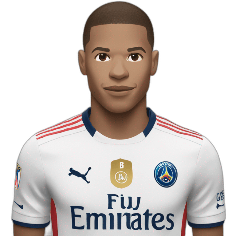 Kylian mbappé face emoji