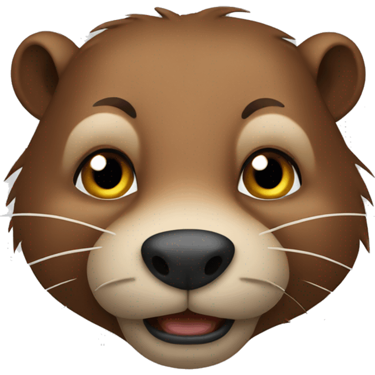 Beaver is a hunk emoji