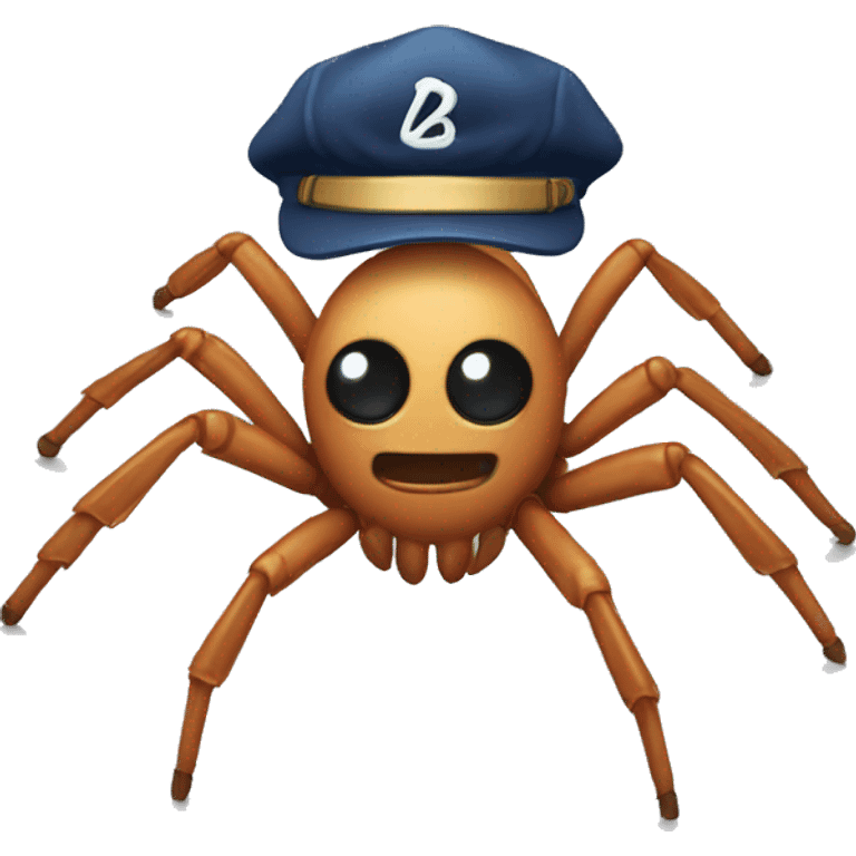 Spider with cap emoji