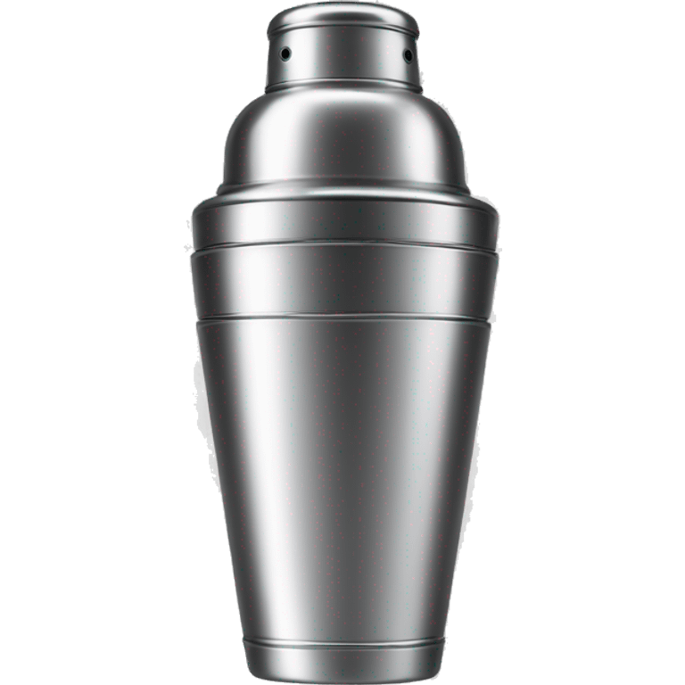 Metal cocktail shaker emoji