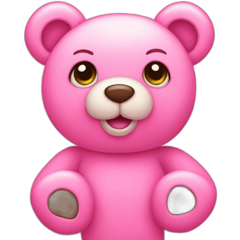 Pink Teddy Bear emoji