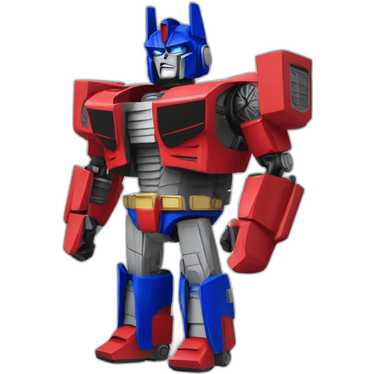 Optimus prime with glutes emoji