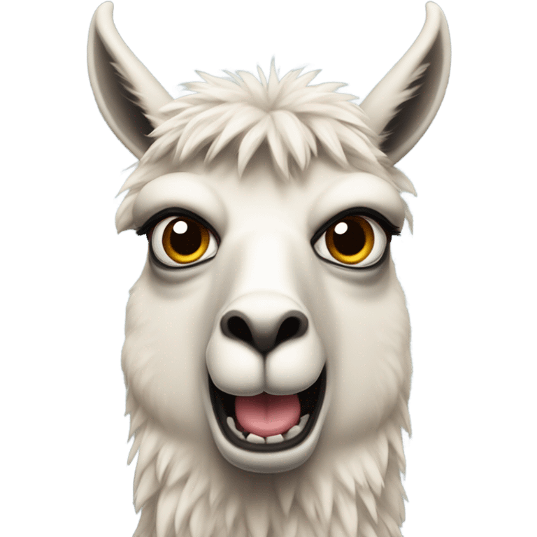 Angry lama  emoji