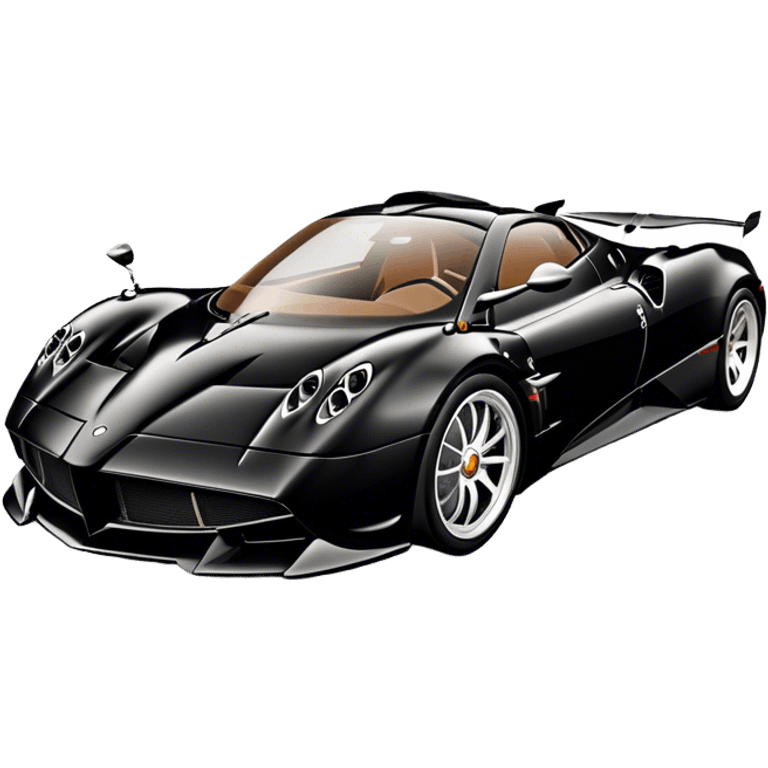 Pagani Huayra - Pagani (Model Year: 2022) (Iconic colour: Black) emoji