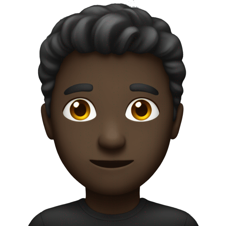 This emoji with dark colour 🫡 emoji