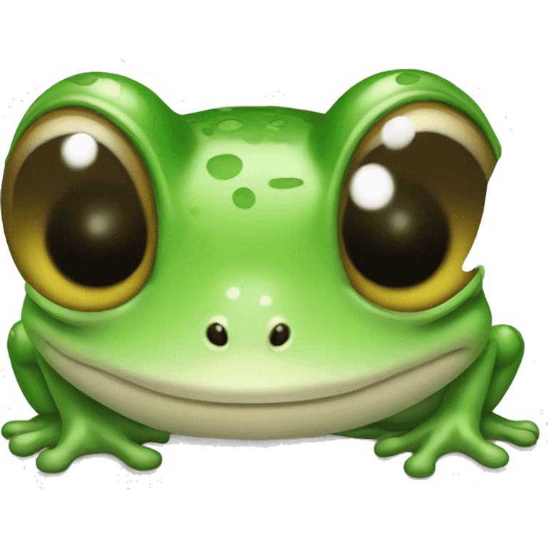 Little cute Frog emoji