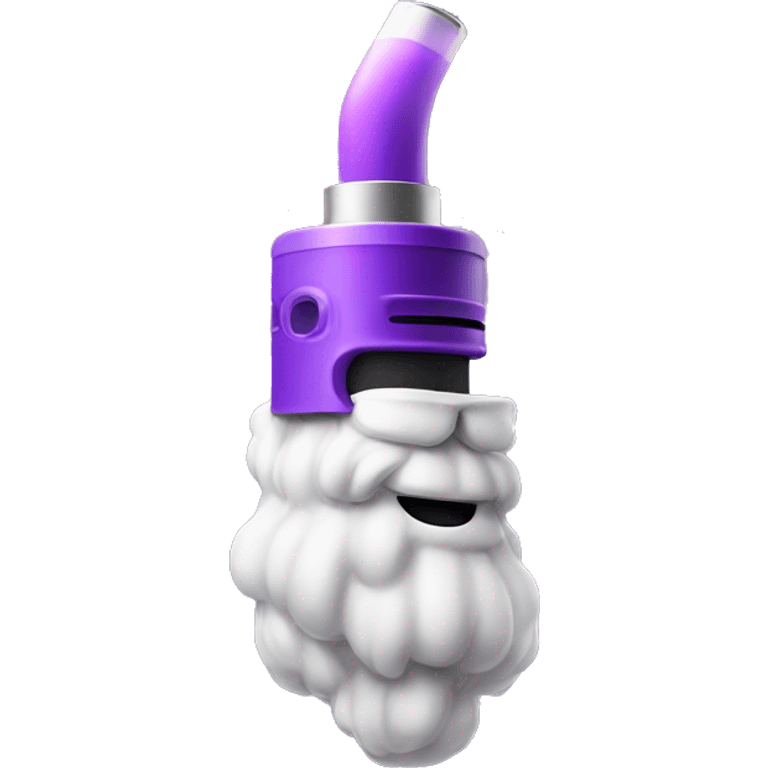 purple vape emoji