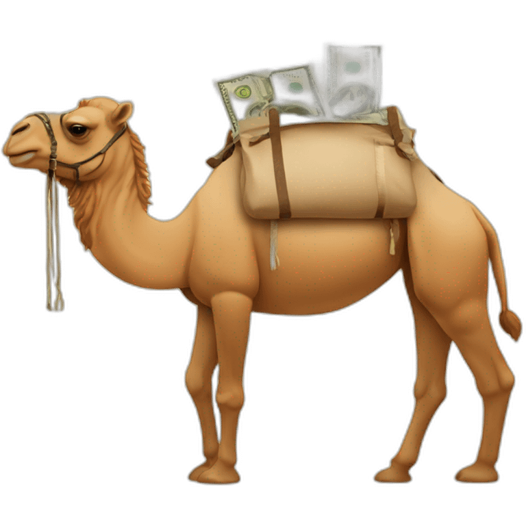 money camel tourism emoji