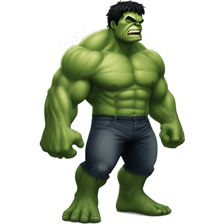 hulk on a share emoji