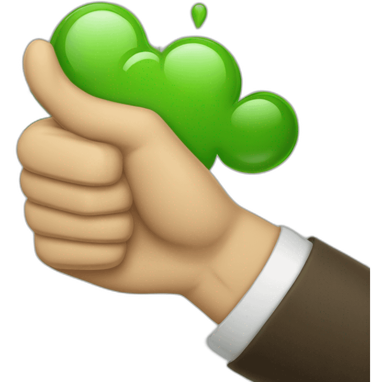 green hand thumbs down dislike -1 emoji