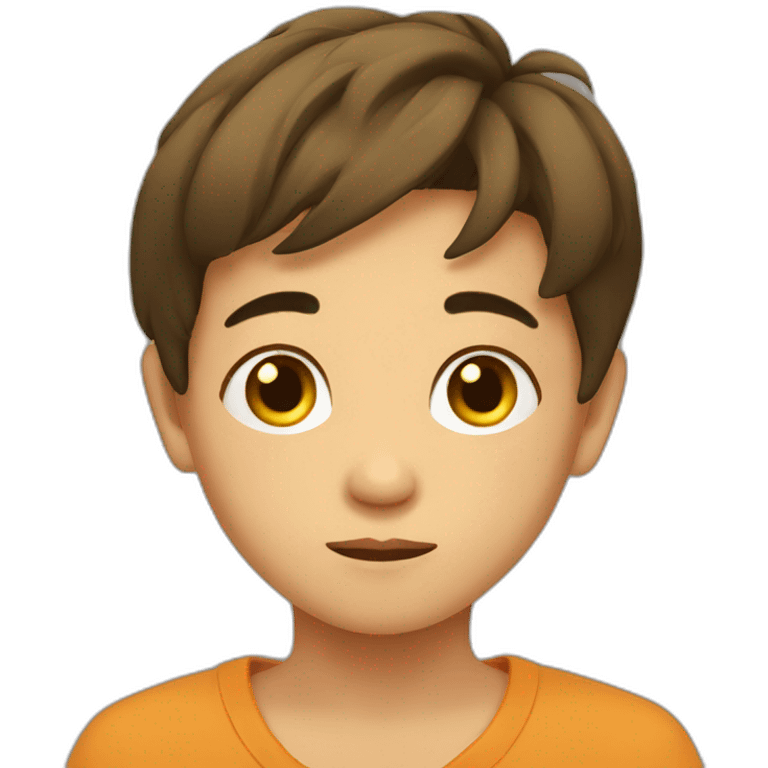 Myanmar Boy Mindfulness emoji