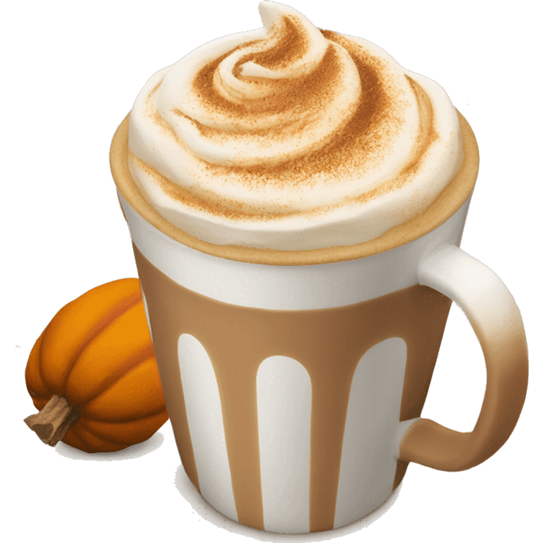 Pumkin spice latte emoji