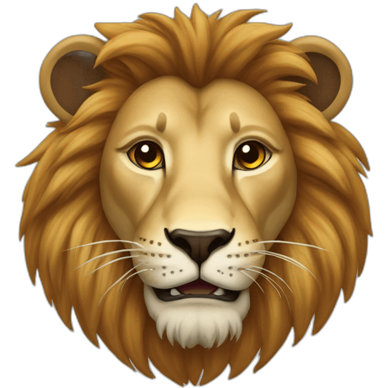 Lion avec cicatrice  emoji