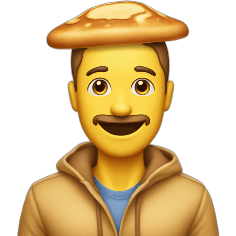 Pancake man emoji