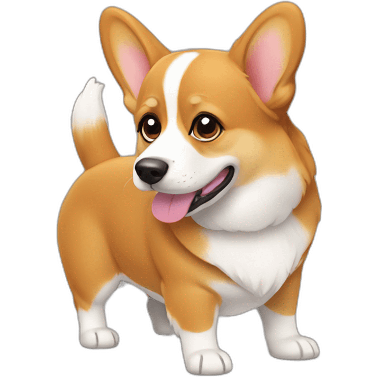 corgi bum emoji