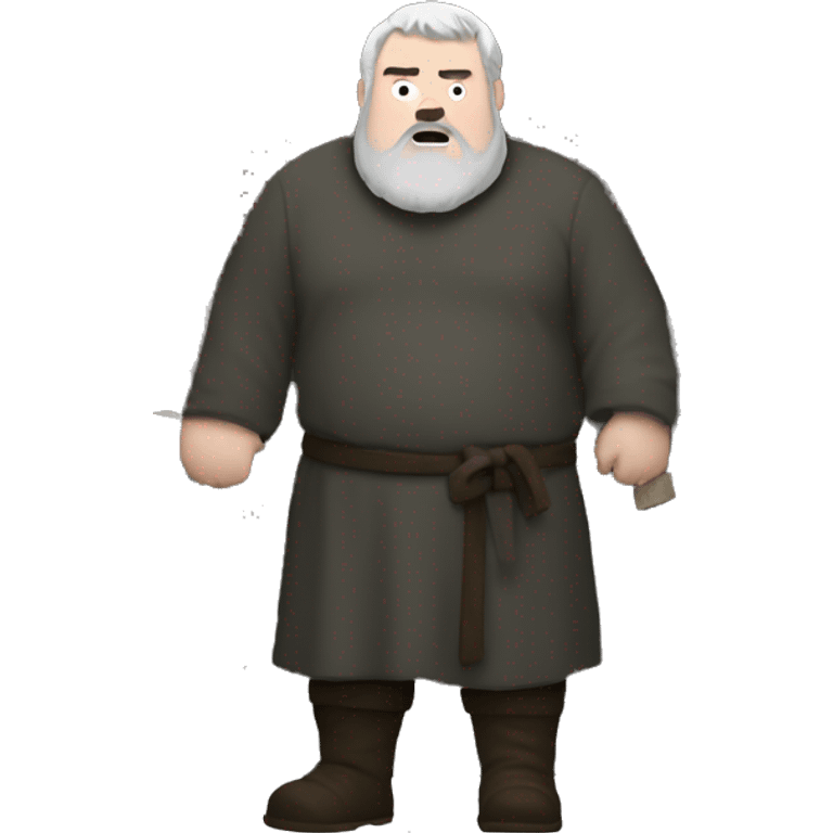 Hodor holding a door emoji