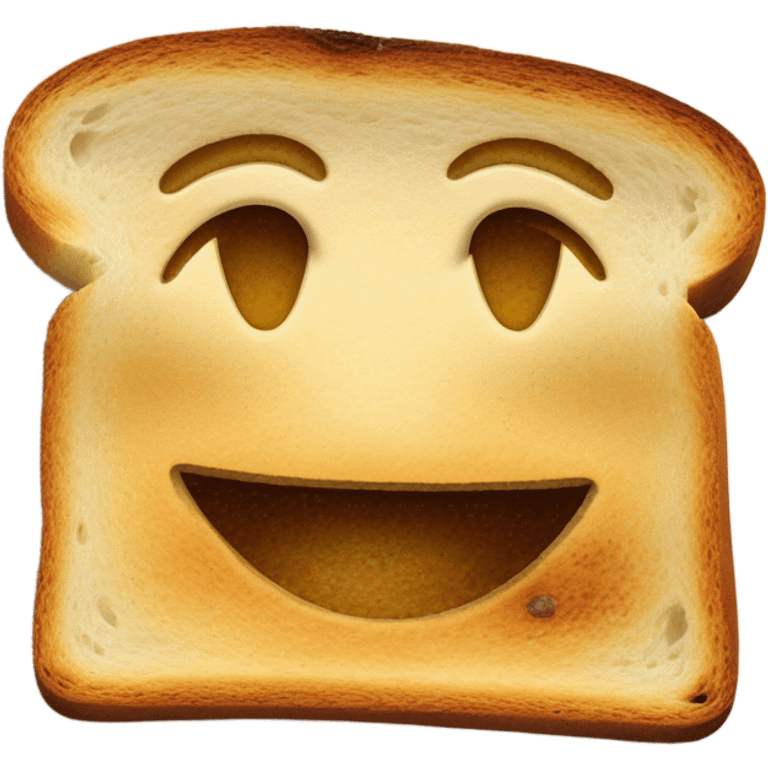 toast with elon musk face burnt on it from the toaster emoji