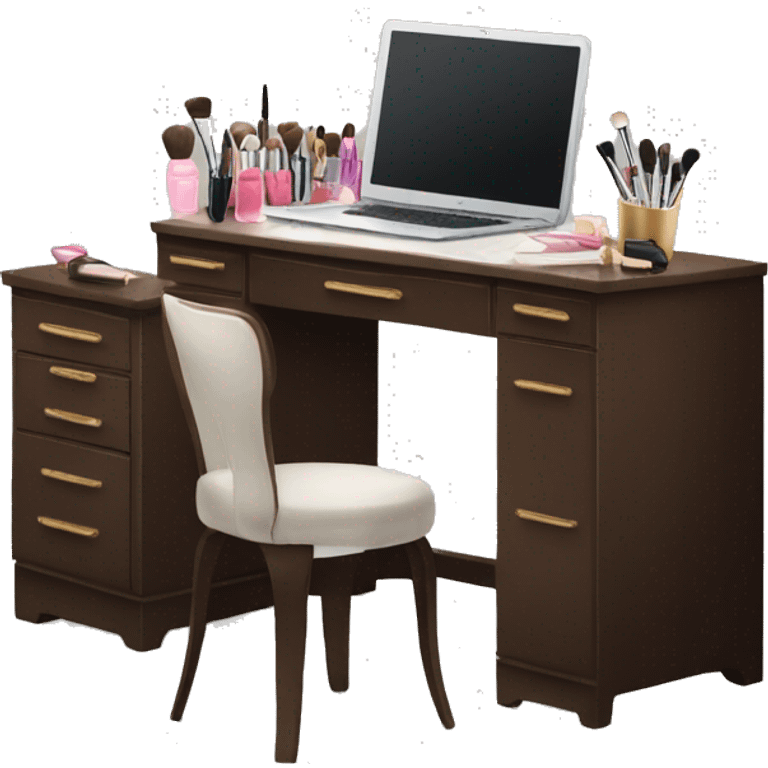 makeup desk emoji