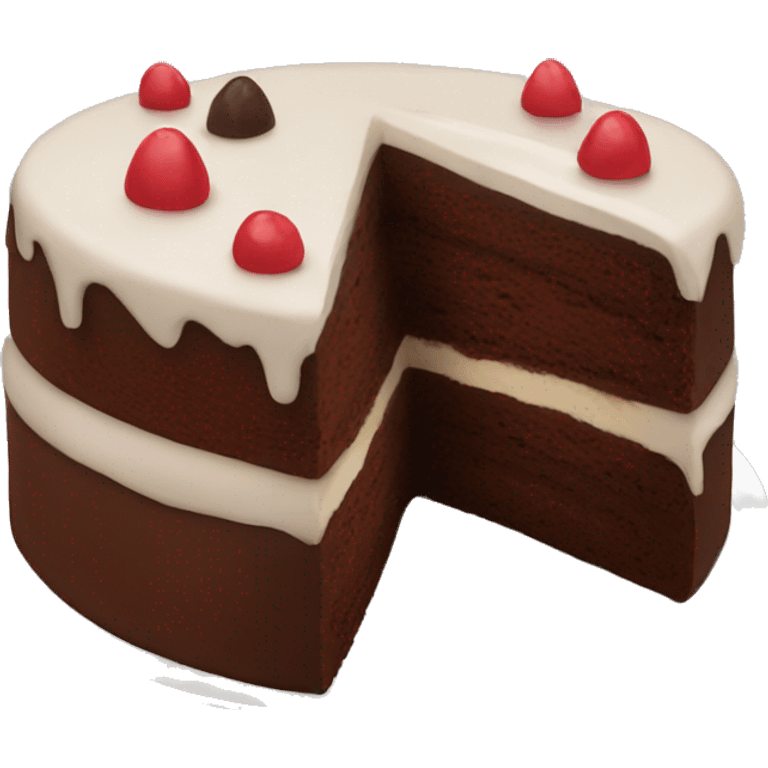 chocolate cake emoji