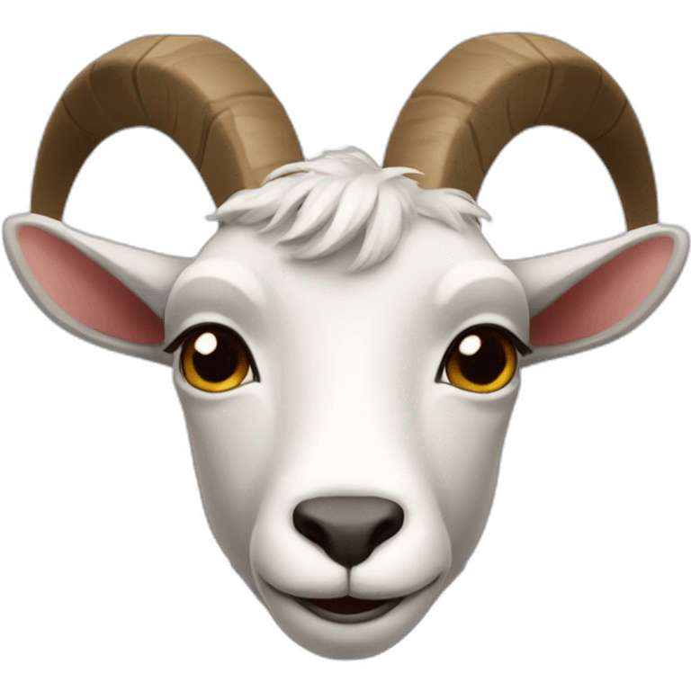 The goat emoji