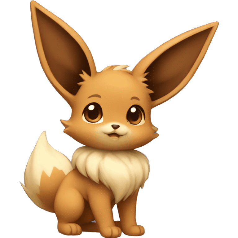 Chibi Eevee full body emoji