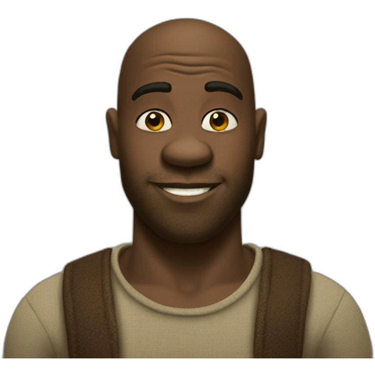 black-shrek emoji