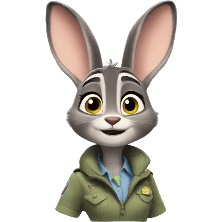 judy hopps from zootopia emoji emoji