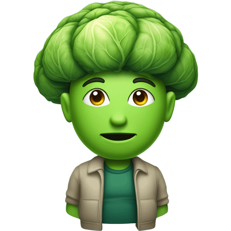 Cabbage man emoji